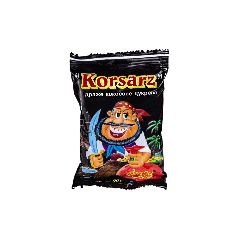 Драже Korsarz з кокос. 60гр  арт. 06539 