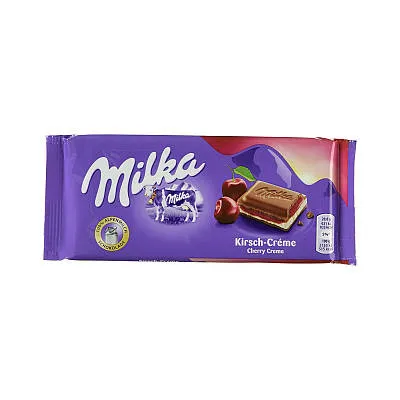 Шоколад Milka Kirsch-Creme 100гр  арт. 08827