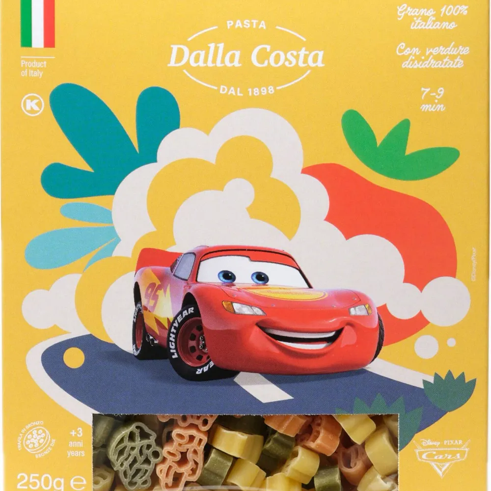 Макарони Dalla Costa Disney Cars 250гр  арт. 09434 