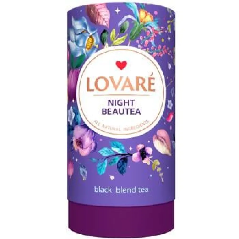 Чай Lovare Night Beautea (тубус) 80гр  арт. 10812 