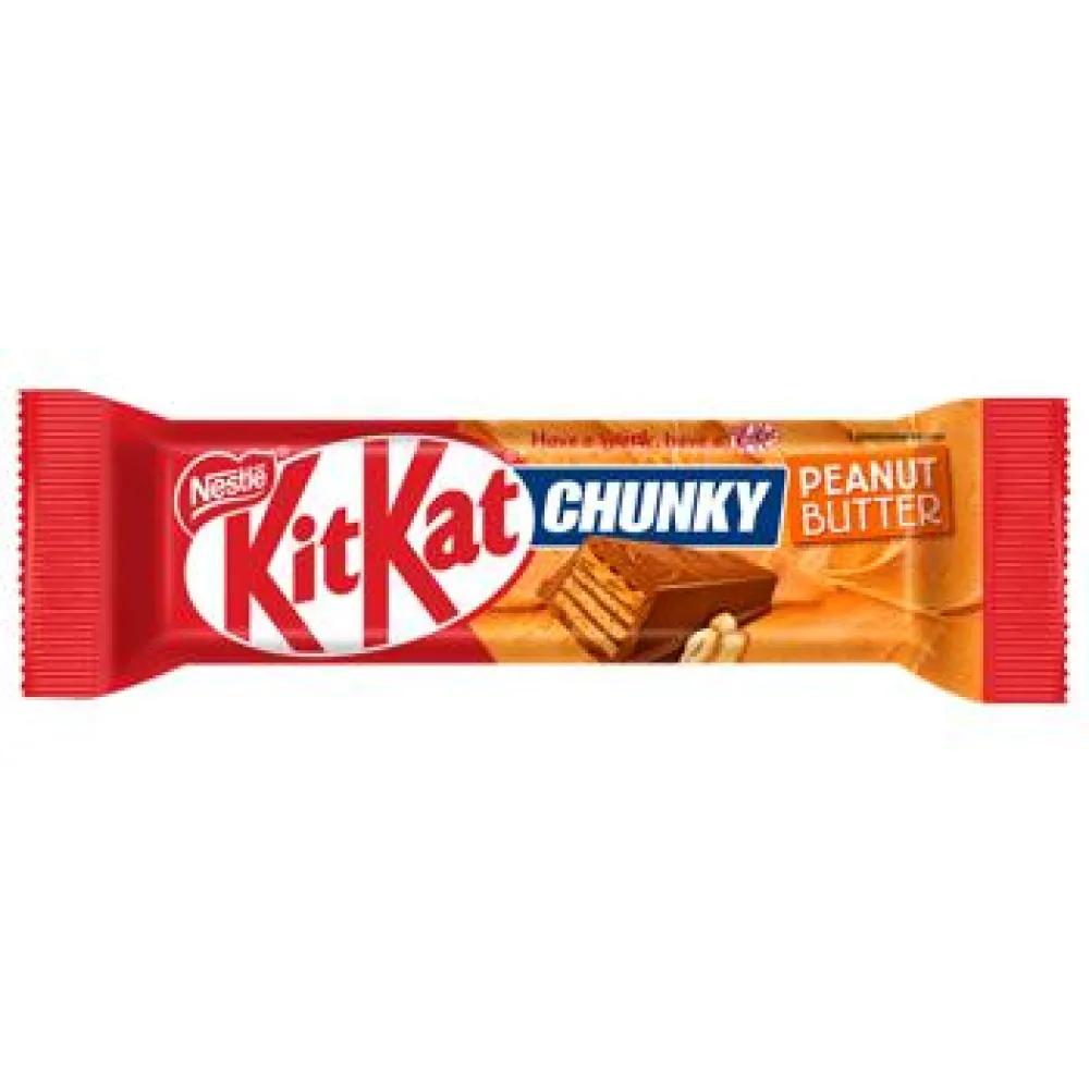 Батончик Nestle KitKat Chunky Peanut Butter 42гр  арт. 08405 