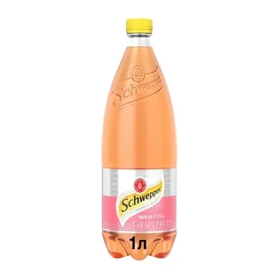 Напій газований Schweppes Рожевий грейпфрут 1л  арт. 06391