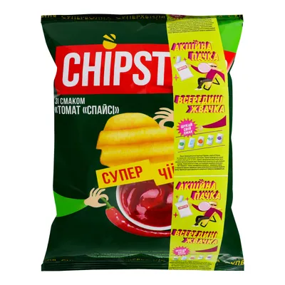 Чипси Chipster's томат спайсі 95гр  арт. 07696