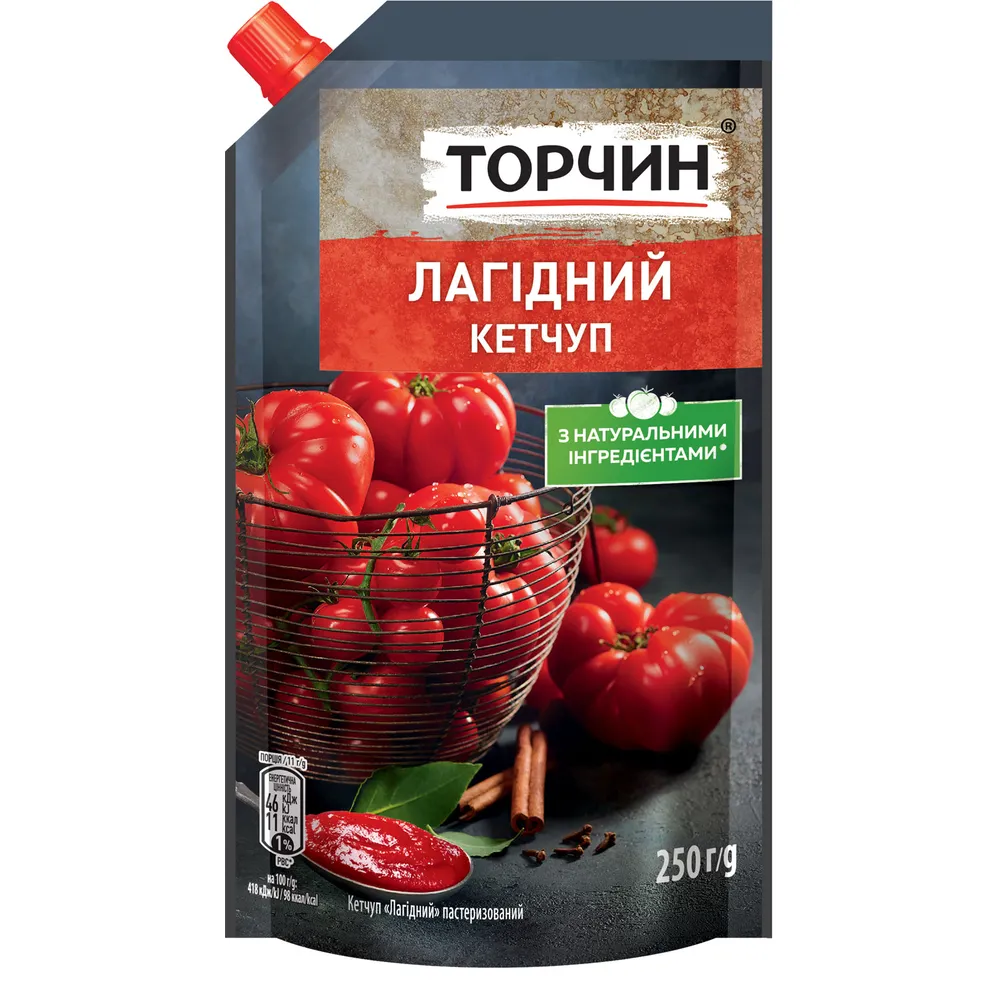Кетчуп Торчин Лагідний 250гр  арт. 08421 