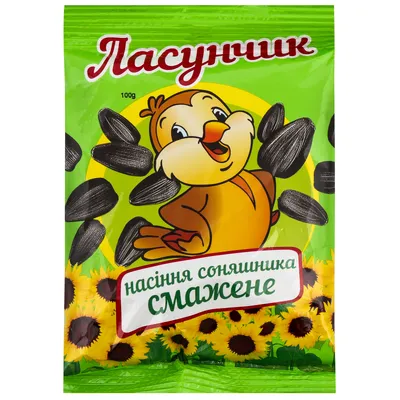 Насіння соняшника Ласунчик смаж.солоне 95гр  арт. 07016