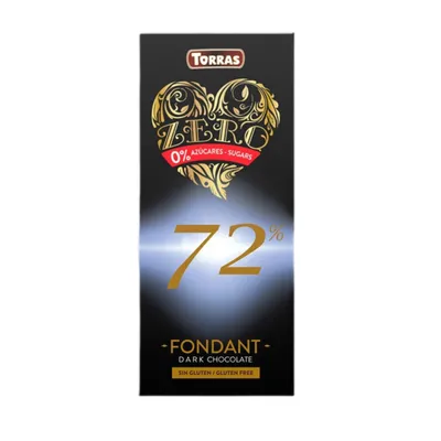 Шоколад Torras Чорн.72% 100гр  арт. 10779