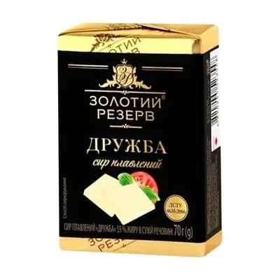 Сир плав. Золотий Резерв Дружба 70гр  арт. 05689