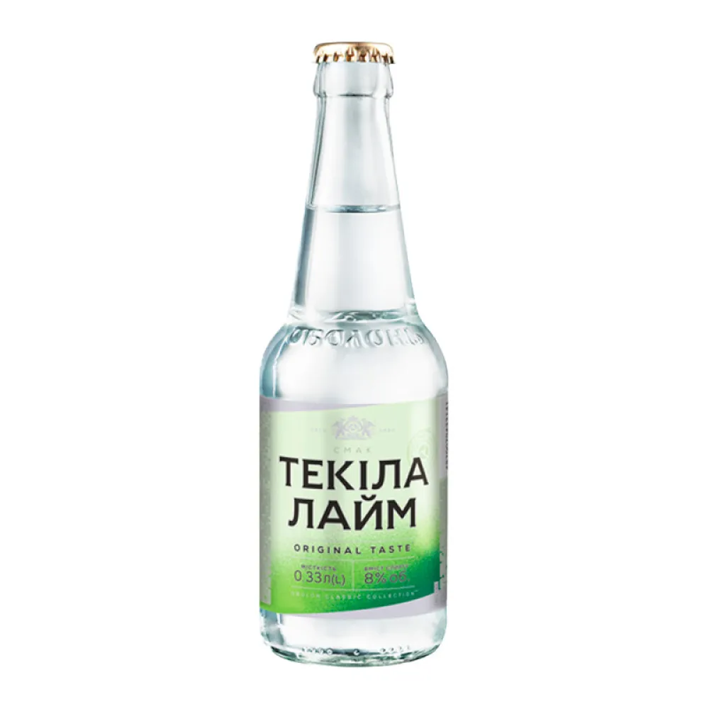 Напій слабоалкогольний Текіла лайм 0,33л  арт. 07922 