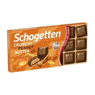 Шоколад Schogetten Crunchy Peanut 100гр  арт. 07860