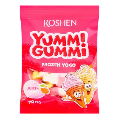 Желейна цукерка Yummi Gummi Морозиво 70гр  арт. 04464