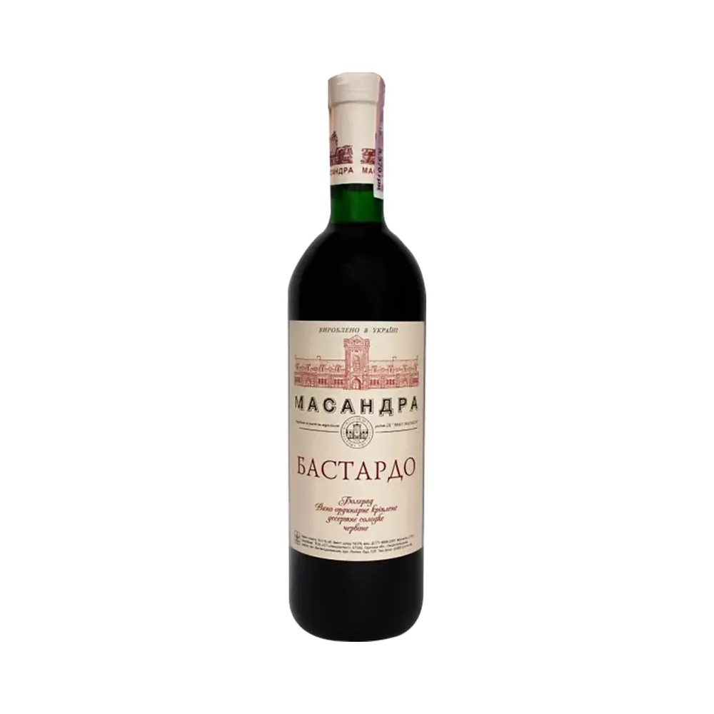 Вино Масандра Бастардо чер.дес. 0,75л  арт. 11023 
