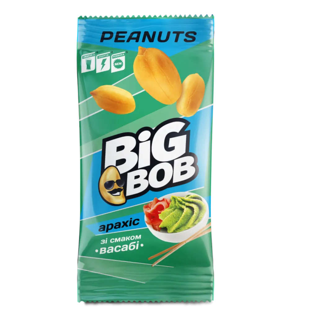 Арахіс Big Bob Васабі 60гр  арт. 07751 
