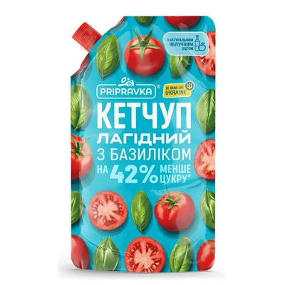 Кетчуп Pripravka Лагідний з баз. 250гр  арт. 05153