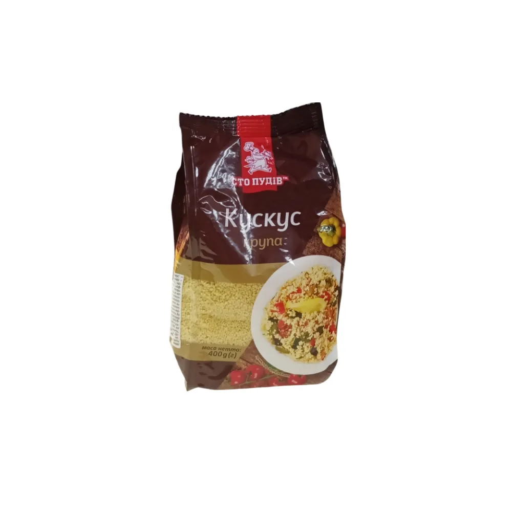 Крупа Сто Пудів Кус-Кус 400гр  арт. 05685 