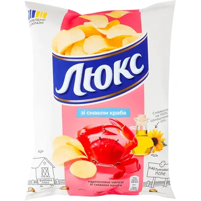 Чипси Люкс краб 105гр  арт. 10069