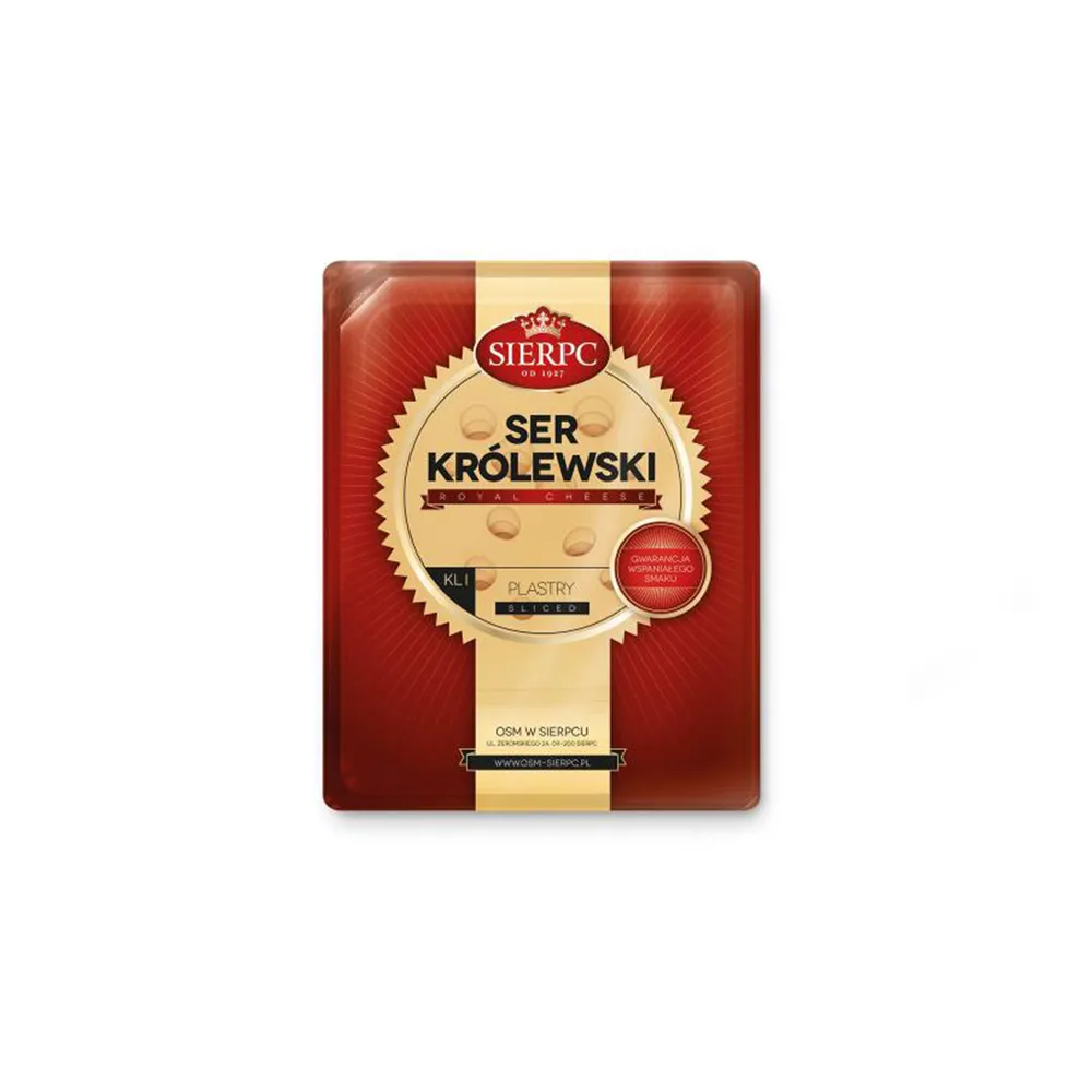 Сир Sierpc Королівський без лактози нар. 150гр  арт. 07377 