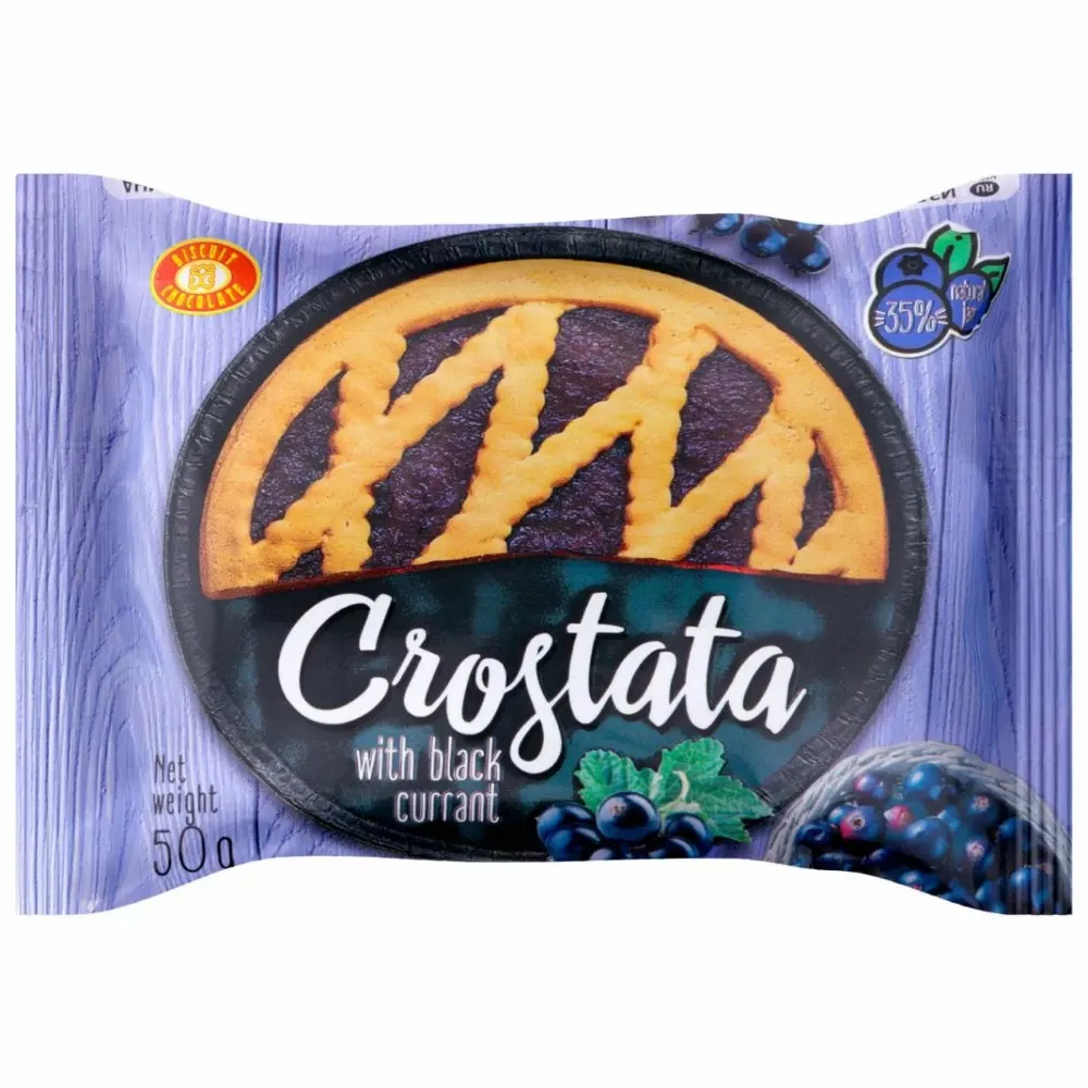 Пиріг ХБФ Crostata чорна смородина 370гр  арт. 08154 