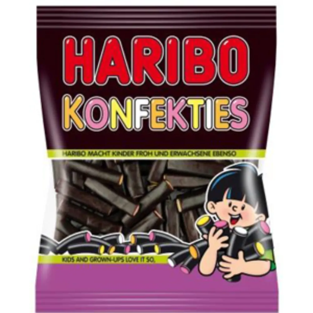 Желейна цукерка Haribo Konfekties з лакрицею 160гр  арт. 06127 