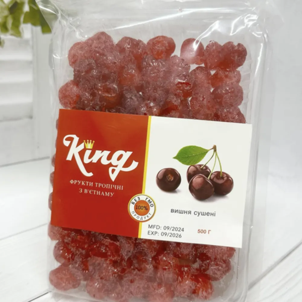 Вишня сушена King 500гр  арт. 10603 