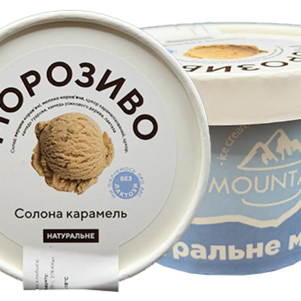 Морозиво Mountain Високо протеїнове солона кармель 300мл  арт. 10226 