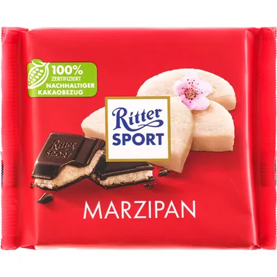Шоколад Ritter Sport marzipan 100гр  арт. 08665