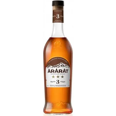 Бренді Ararat 3* 0.5л  арт. 09224