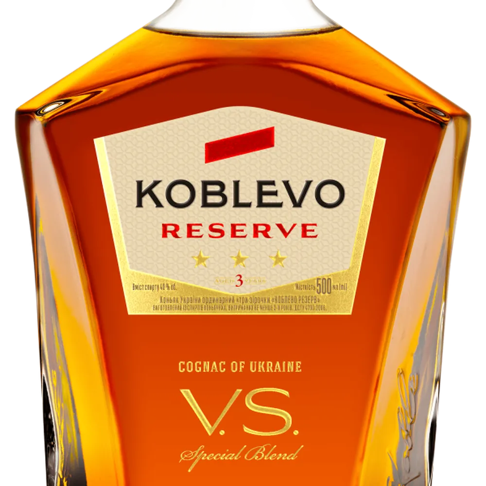 Бренді Koblevo 3* гранд 0.5л  арт. 09271 