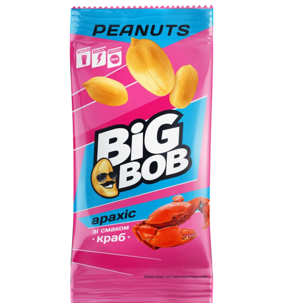 Арахіс Big Bob Краб 60гр  арт. 07752 