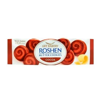 Печиво Roshen Lovita Butter Cookies з маслом та какао 140гр  арт. 10376