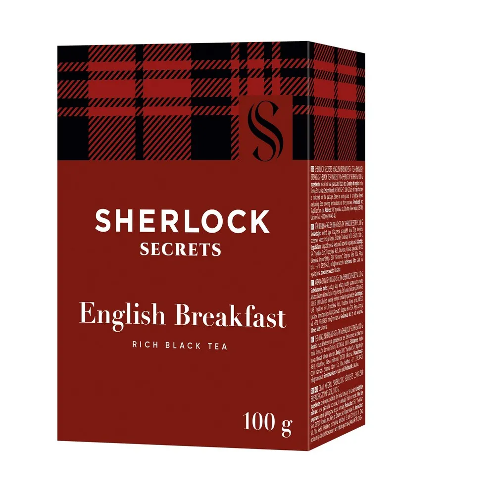 Чай Sherlock Engl Breakf 100гр  арт. 03348 