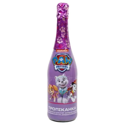 Напій газований Paw Дитяче шампанське тропиканка 0.75л  арт. 07311