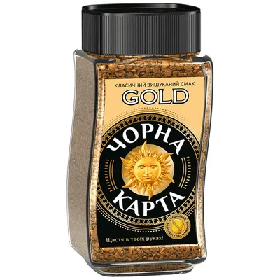 Кава розч. Чорна карта Gold 95гр  арт. 06884