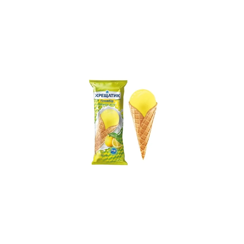 Морозиво Хрещатик Юзу у ваф.стак. 90гр  арт. 09185 