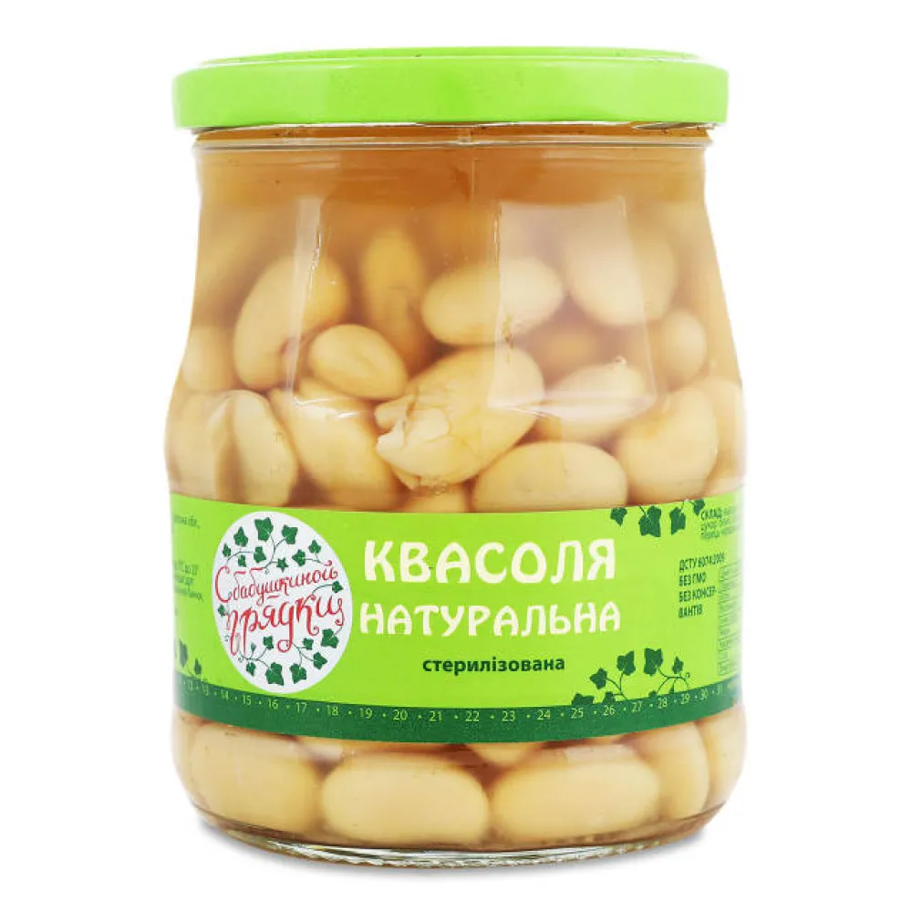 Квасоля З бабусиної грядки Квасоля біл.натур. 520гр  арт. 00443 