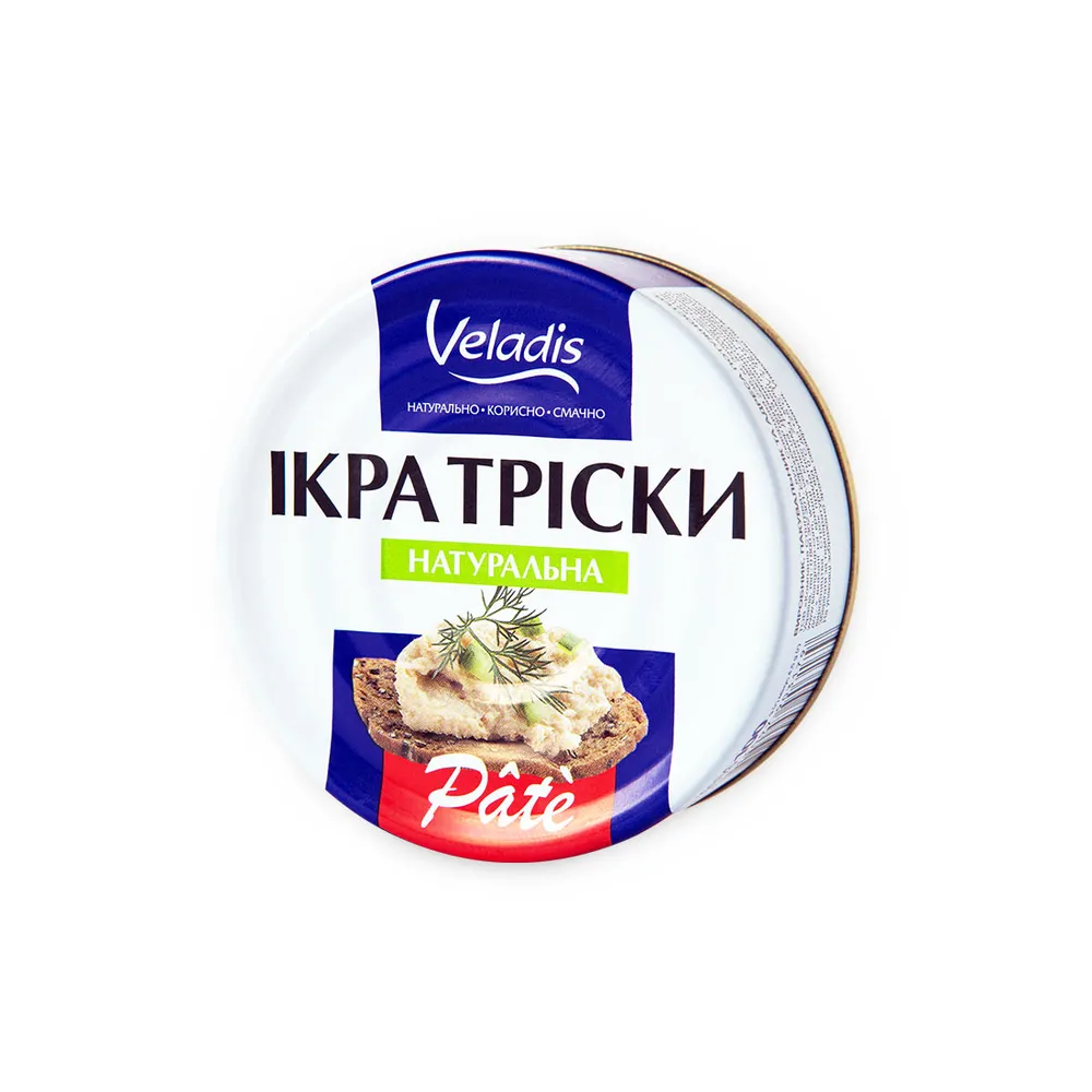Ікра Veladis Тріски 100гр  арт. 09047 