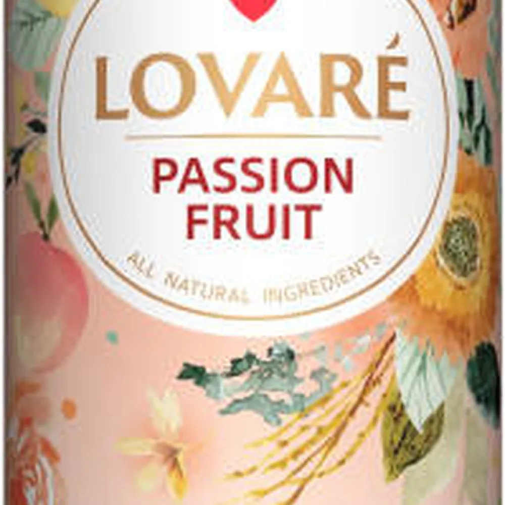 Чай Lovare Пристрасний фрукт (тубус) 80гр  арт. 07100 