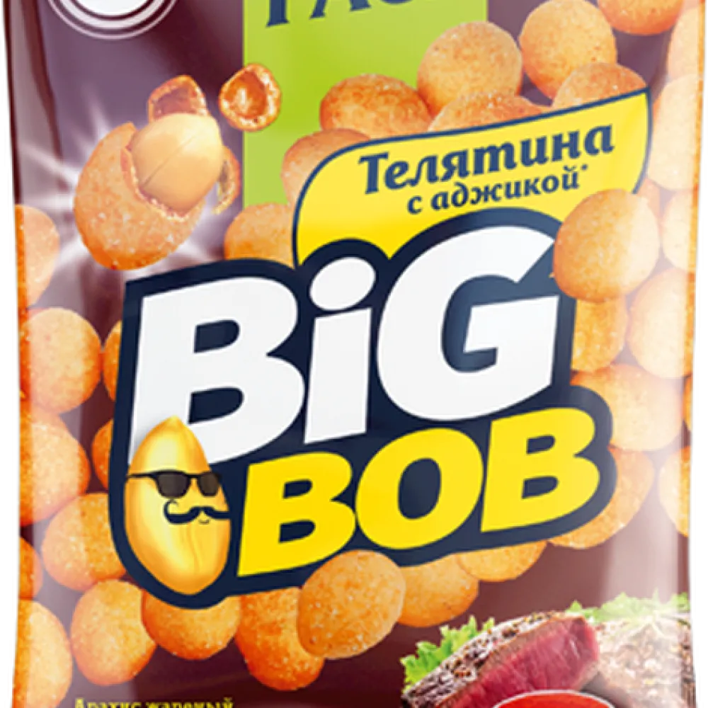 Арахіс Big Bob Телятина-аджика 90гр  арт. 07020 
