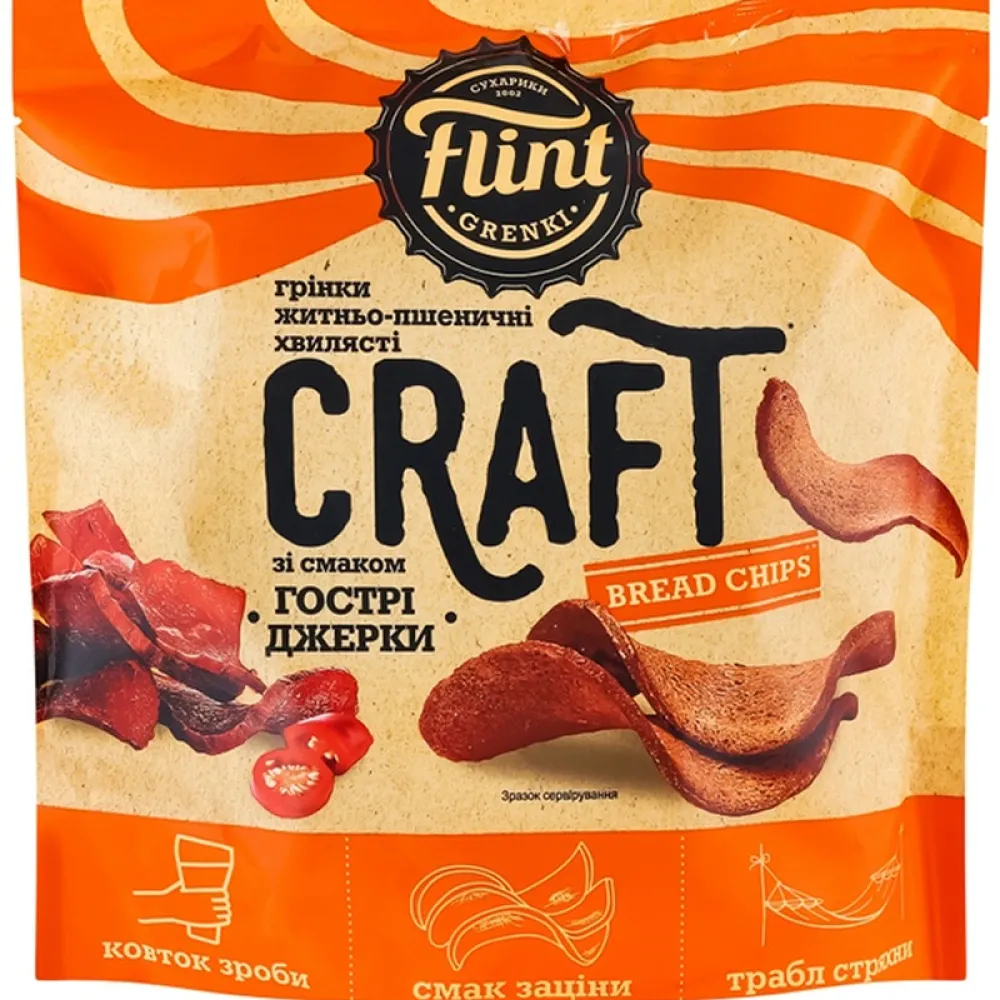 Грінки Flint Craft гост.джерки 90гр  арт. 01902 