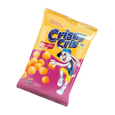 Кукурудзяні кульки Crispy Cris Бекон 55гр  арт. 01903