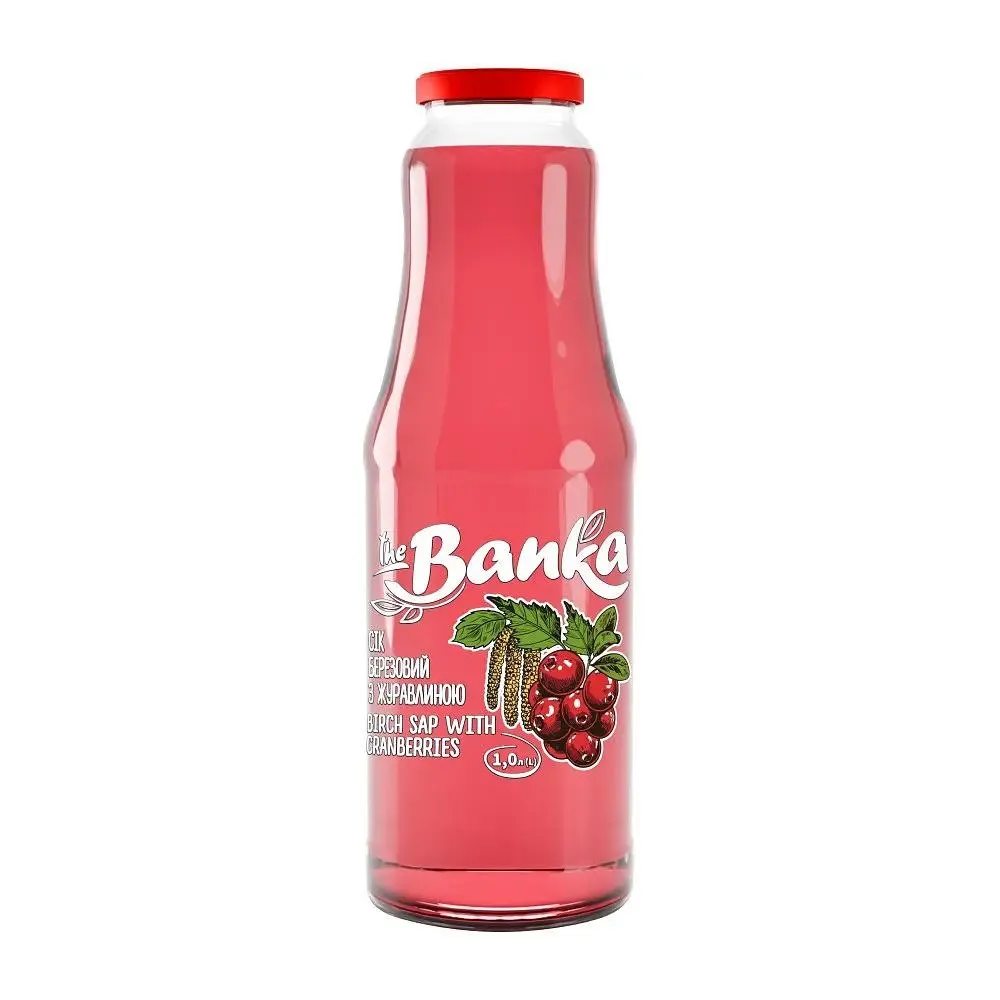 Сік The Banka Березовий з журавлиною 1л  арт. 09452 