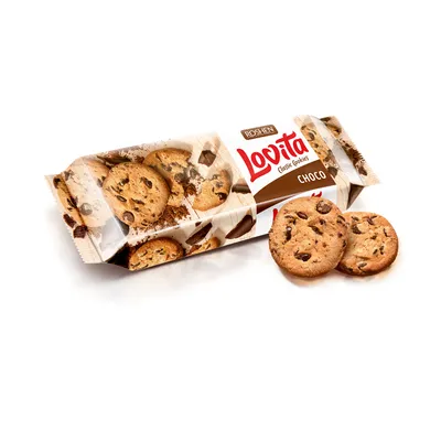 Печиво Roshen Lovita Cl.Cookies з кус.глаз. 150гр  арт. 06440