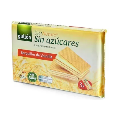 Вафля Gullon Diet Nat. ваніль 180гр  арт. 02027