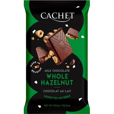 Шоколад Cachet Whole Hazelnut 300гр  арт. 08527