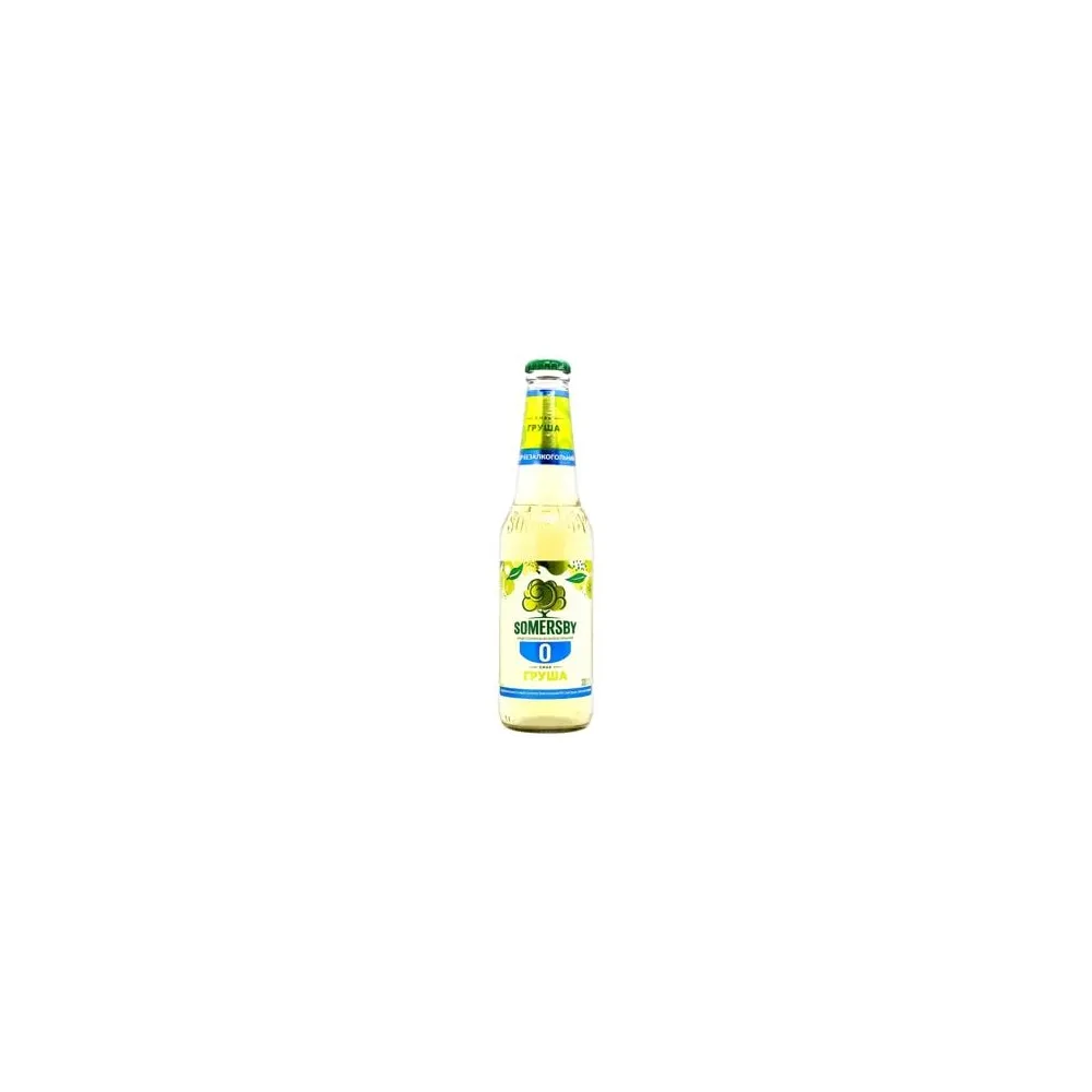 Напій слабоалкогольний Сидр Somersby безалк. Груша 0,33л  арт. 10858 