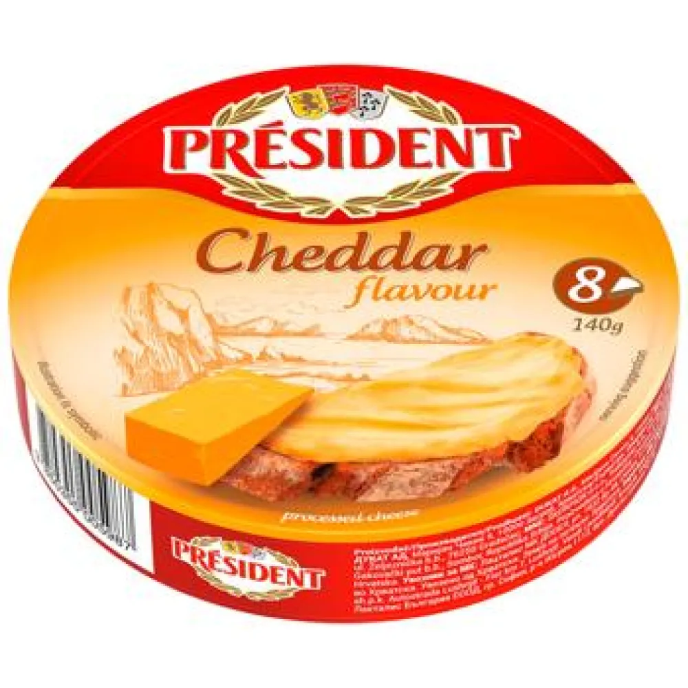 Сир плав. President Cheddar 140гр  арт. 10305 