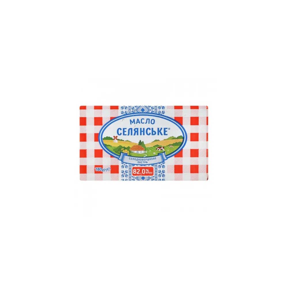 Масло Селянське 82% 180гр  арт. 02364 