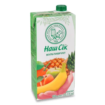 Сік Наш Сік Мультифрукт 0,95л  арт. 02101