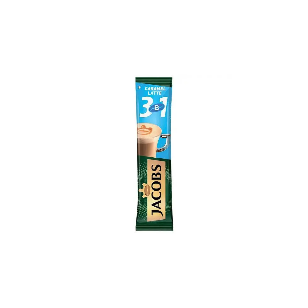 Кава стік Jacobs 3в1 карам.лате 12,3гр  арт. 07741 