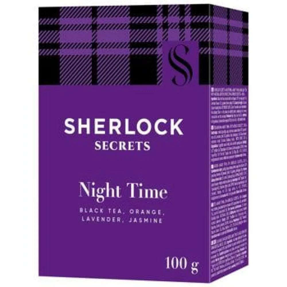 Чай Sherlock Night Time 100гр  арт. 05018 
