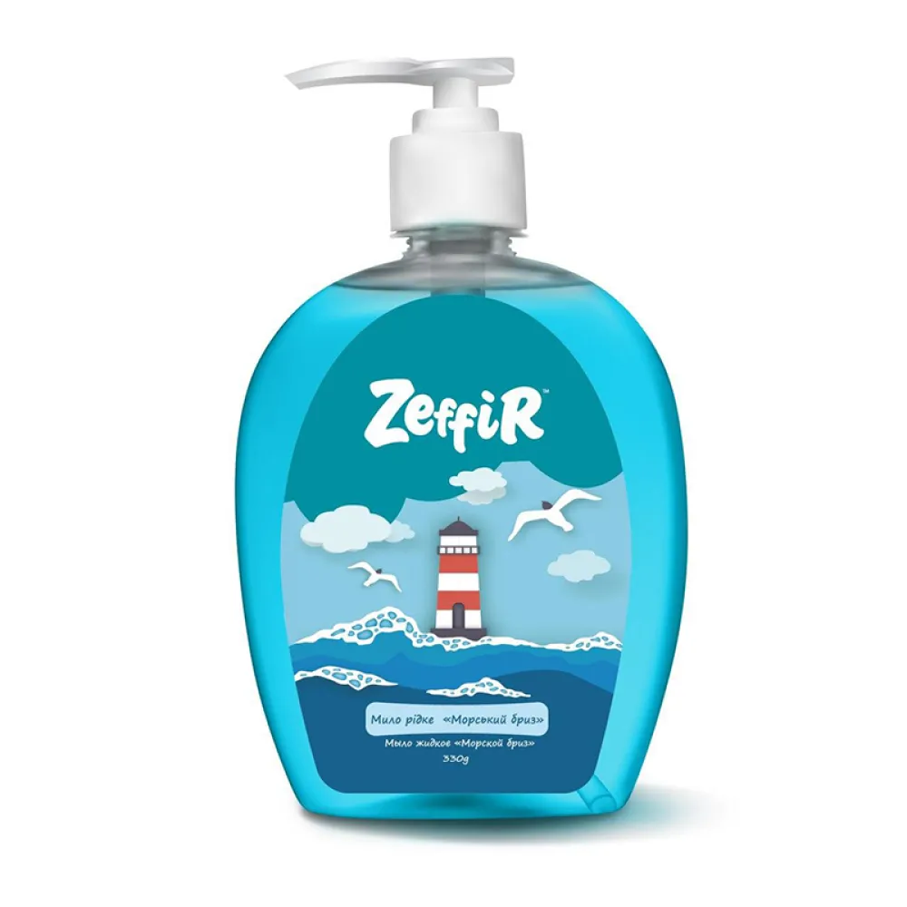 Рідке мило Zeffir Морський бриз 330мл  арт. 08259 